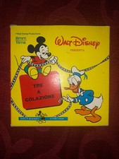 FILM VINTAGE WALT DISNEY 8 mm TRE A COLAZIONE PELLICOLA SUPER 8 COLORI