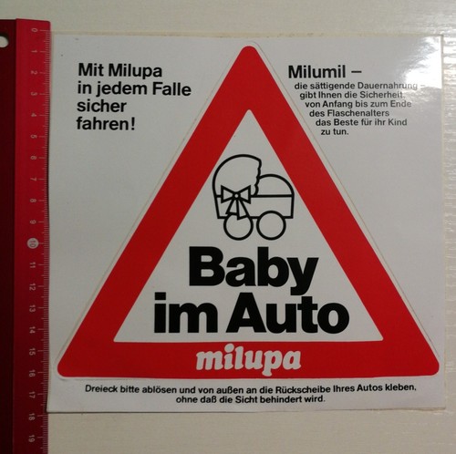 Adesivo sticker milupa - adesivo/sticker, a4: