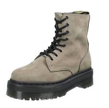 Dr. Martens Jadon - Anfibi Platform In Pelle Grigio - Donna Scarpe Stivaletti