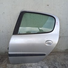 Sportello Portiera Porta Posteriore Sinistra Peugeot 206 2005 Grigio Fascia Nera