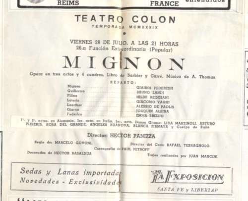 Programma argentina colon - argentina,