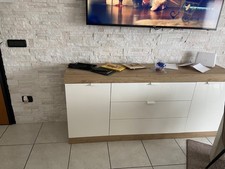 mobili moderni bianchi salotto,cucina, camera da letto