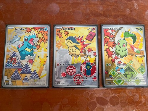 Carte pokemon starter trio - carte,