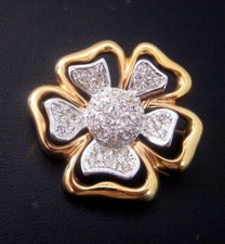 SODINI Italy Brooch  Pavé