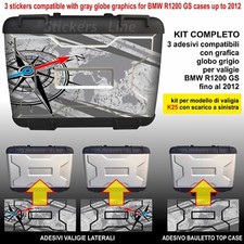 Kit 3 adesivi borse valigie