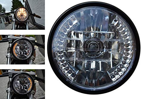 Faro per moto - 17,8cm, con