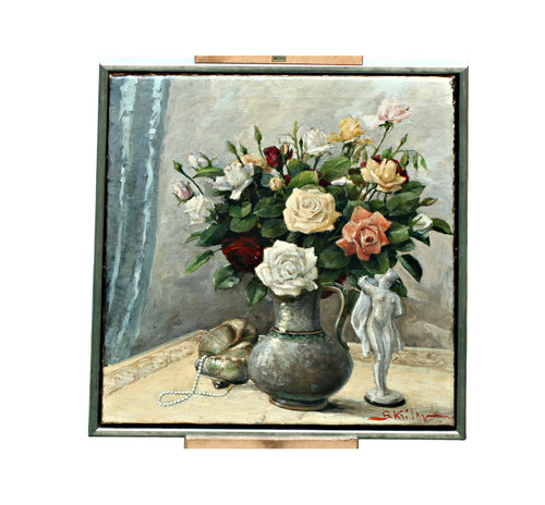 Quadro olio tela boris - olio,