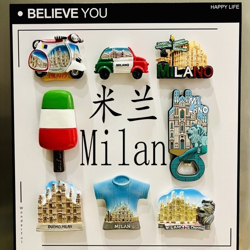 Milan cathedral fridge magnet - milan,