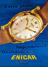 ENICAR OROLOGI POSTER vintage