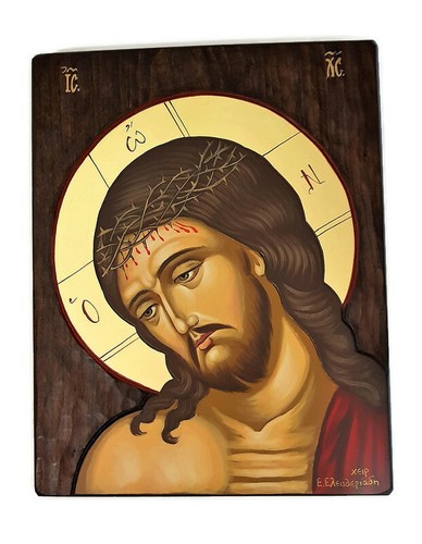 Testa gesù cristo icona - di,