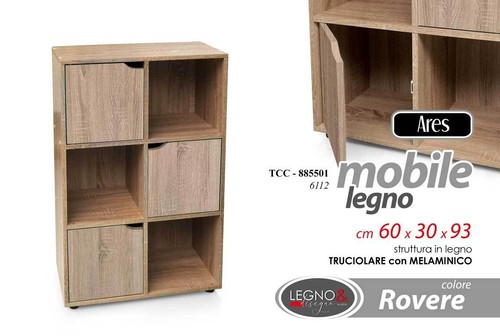 Mobiletto libreria ante - mobiletto,