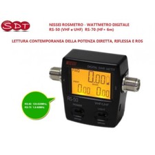 NISSEI ROSMETRO - WATTMETRO DIGITALE RS-50 (VHF e UHF) RS-70 (HF+ 6m) RS-70MAX