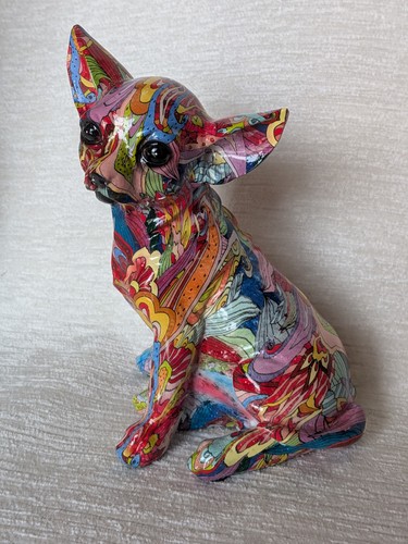 Statua cane chihuahua boho - statua,