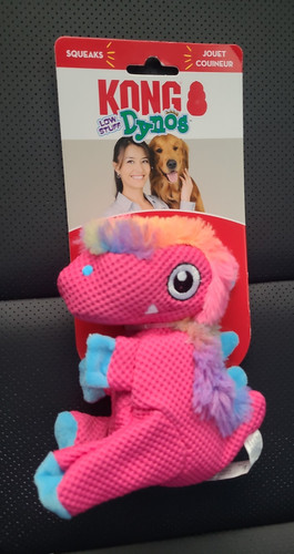 Kong dog dynos rosa peluche - kong,