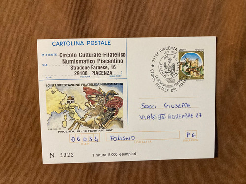 1997 napoleone cartolina - napoleone,