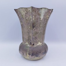 Vaso in argento 800 Battuto a