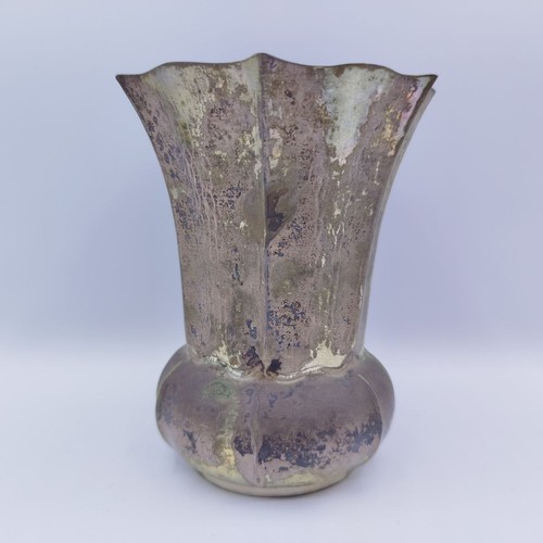 Vaso argento 800 battuto a - argento,