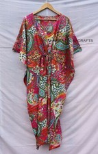 Abito Maxi Boho In Cotone A