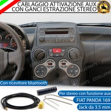 CAVO AUX + BLUETOOTH STEREO FIAT PANDA 169 FINO AL 2011 1,5 METRI RETROFIT