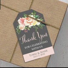 Etichette tag per bomboniere matrimonio evento personalizzabili segnaposto