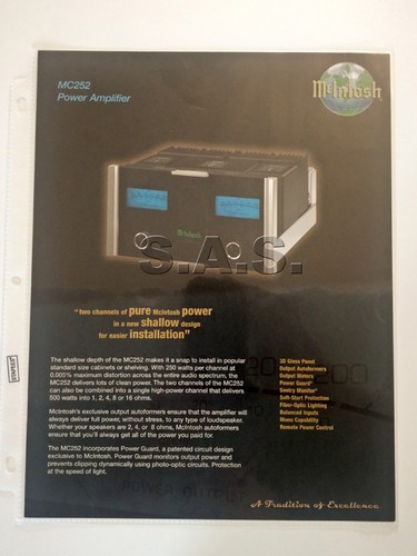 Mcintosh labs oem mc252 - mcintosh,