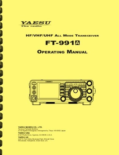 Yaesu 991a - yaesu, ft-991a