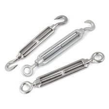 5mm-12mm 1-10 TENDITORE occhio gancio arridatoio tensionatore cavo nuovo corde