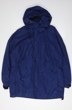 Cappotto parka blu uomo taglia
