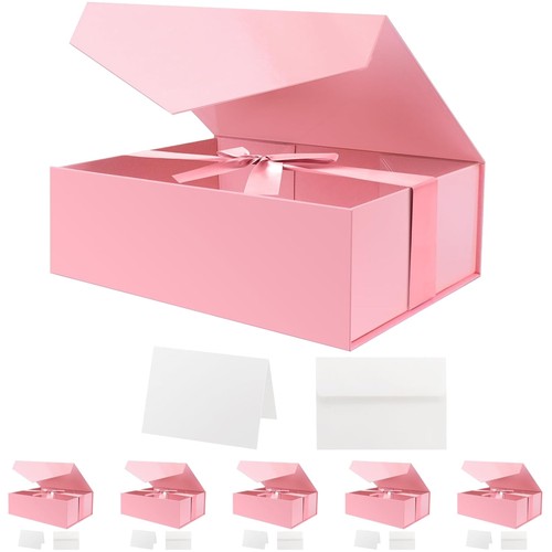 Scatole regalo magnetiche rosa