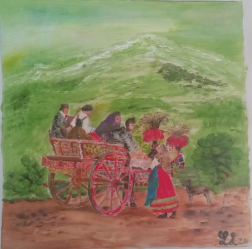 Dipinto mano arazzo - dipinto, a