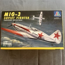 Modellismo statico aerei model kit Italeri 1/72 MIG 3 Soviet Fighter