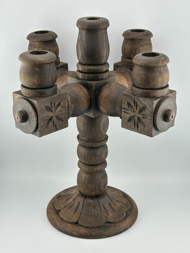 Candelabro vintage rumeno