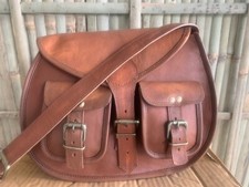 Borsa da sella vintage in vera