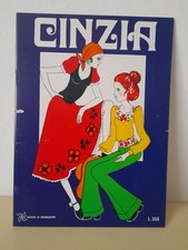 COLLEZIONE BAMBOLE DA RITAGLIARE - CINZIA - MODA ANNI '70  AUGURI MONDADORI