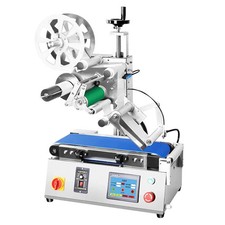 Nastro trasportatore piatto piccolo etichettatrice autoadesiva etichettatrice