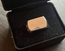 Anello argento cuori cromati