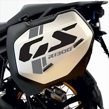 2 Adesivi valigie vario laterali compatibili BMW GS R 1300 Grey & Black G13G