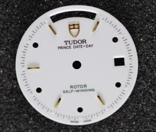 Quadrante Tudor Prince Date + Day bianco per indici diamantati per ref 94614+76213