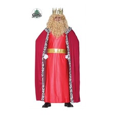 Costume Uomo Adulto Taglia L 52-54 Re Magi Magio Gaspare Natale