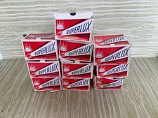 BICI VINTAGE LAMPADA FARO CROMATO "SUPERLUX" ANNI 70 con dinamo  nuovo *42