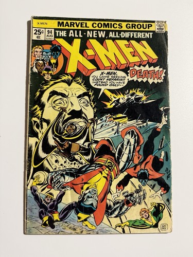 Men marvel comics - x-men, 1975