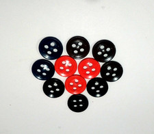 BOTTONI IN PLASTICA LEGGERA PER LAVORI CREATIVI 29 mm