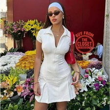 ULTIMO! ZARA Mini Abito Bianco