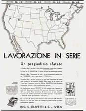 PUBBLICITA 1931 OLIVETTI M 40