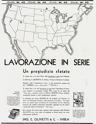 Pubblicita 1931 olivetti 40 - olivetti,