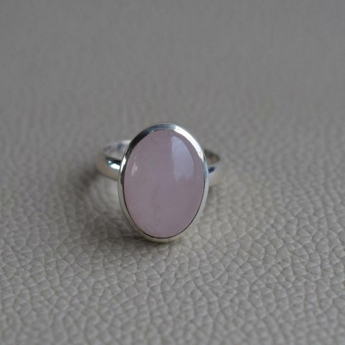 Anello estetico quarzo rosa - quarzo,