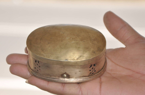 Vintage ottone ovale forma - ovale,