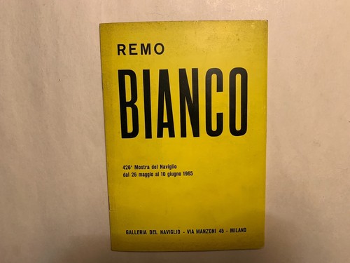 Remo bianco 426ª mostra del - remo,