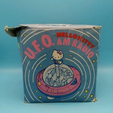 Hello Kitty UFO Sanrio Portable Radio AM U.F.O. Battery Operated Vintage RARE