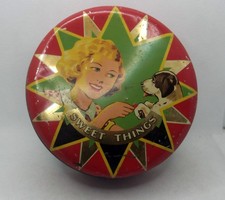 SWEET THINGS Scatola  di Latta - Vintage tin box Cleeves limited